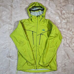 Outdoor Research Realm Jacket Activewear Lightweight Lime Green Sz L